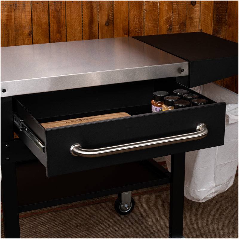 Blackstone Original 28" Prep Table Cart with Drawer and Side Shelf