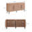 65" Fluted Sideboard in Maple-532192791