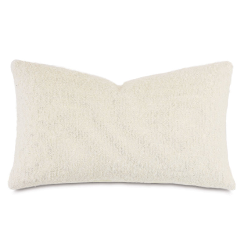 Marl Pillow Cover & Insert, Cream, Rectangle 15"H x 26"W