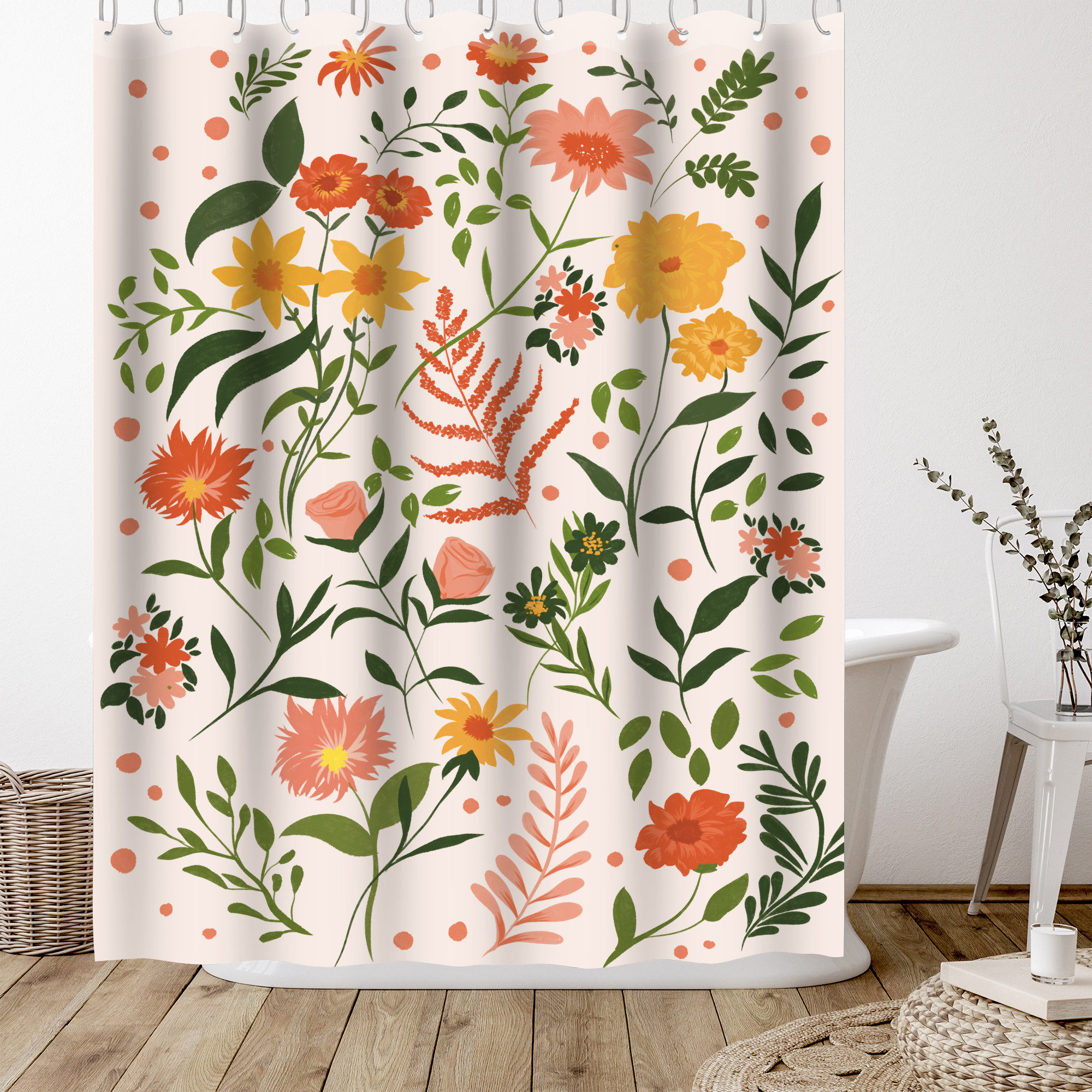 Bless international Shower Curtain 71*71 Inch With Hooks & Reviews -  Wayfair Canada