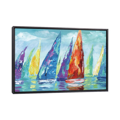 Reproduction d’art sur toile Fine Day Sailing II par Nan
