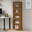 155cm H x 43cm W Bamboo / Rattan Bookcase