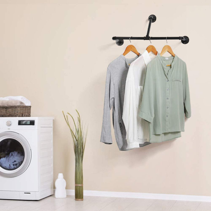 Fromm 22'' Metal Industrial Pipe Clothing Rack