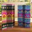 6 Ft. Tall Double Sided Neon Lotus Canvas Room Divider