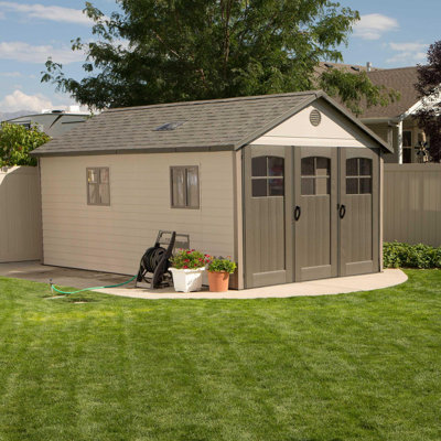 LIFETIME 11 Ft. X 18.5 Ft. Outdoor Storage Shed