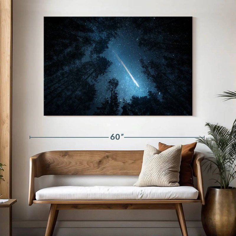 Oberle Comet Over Trees, 24" H x 36" W