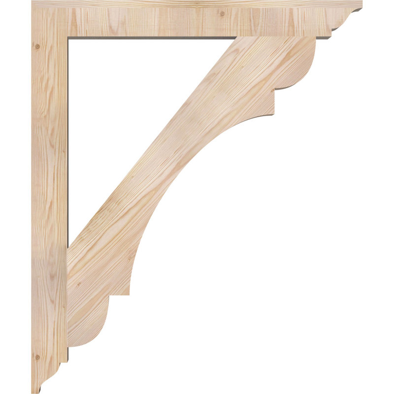 Support olympique traditionnel, Douglas (lisse), H 38 po x l 3,5 po x P 32 po