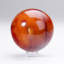Polished Carnelian Agate Sphere from Madagascar
