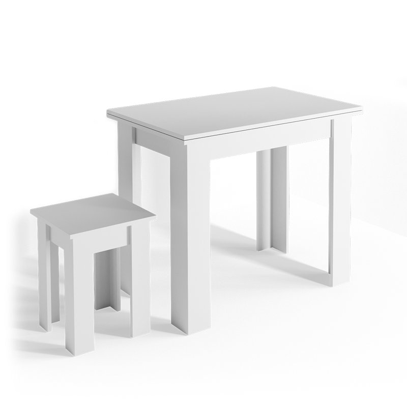 Straus Dining Set, White