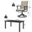 Nanisha 6 - Person Patio Dining Set with Rectangular Table-1700273748
