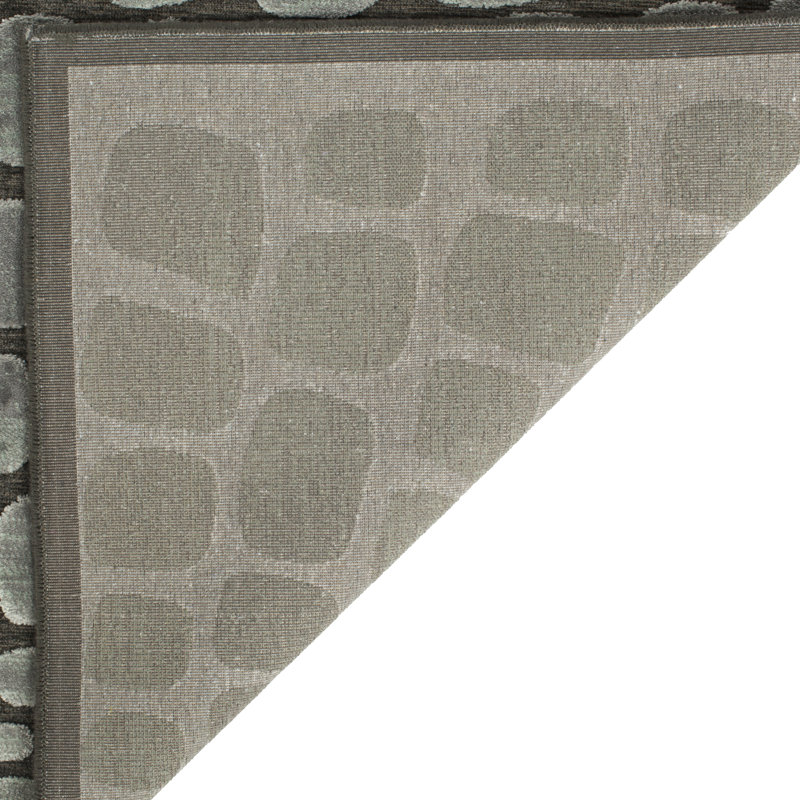 Jamon Viscose Abstract Rug, Rectangle 8' x 10'