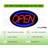 LED Oval Open Sign
