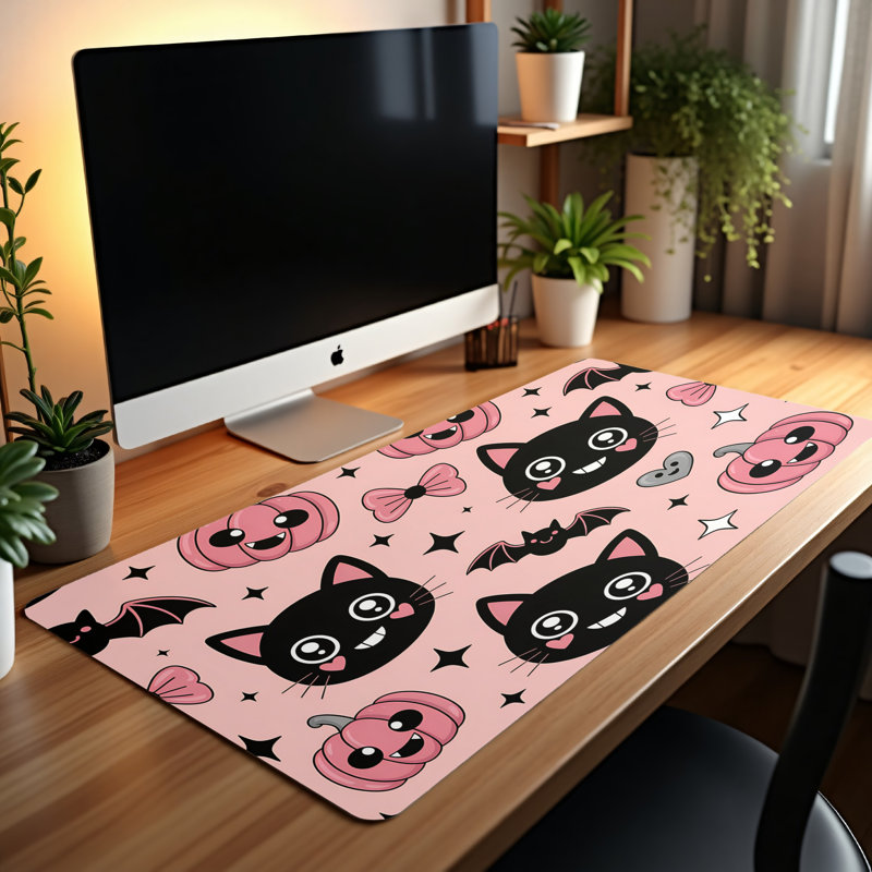 Polyester Desk Pad, 14.4x12.1