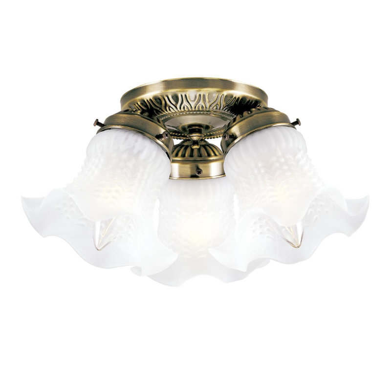 Plafonnier encastré 3 lumières 11 po Mcghee
