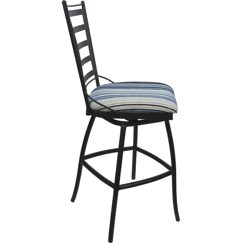 Bois flotté bleu - beige, Gris, Bleu, 26" H