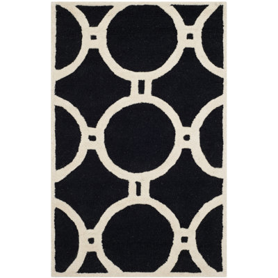 Sanyla Hand Tufted Wool Geometric Rug