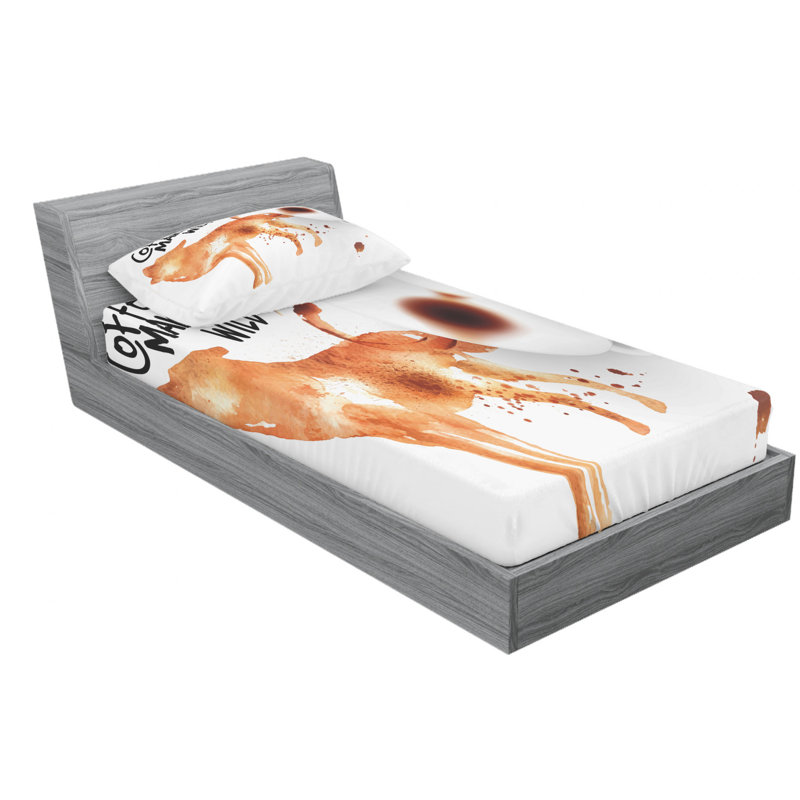 Microfiber Sheet Set, Twin XL Sheet Set with Fitted Sheet