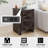 Nightstand With Charging Station, Farmhouse End Table-1597379605