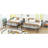 Full Metal Bunk Bed, Black-475384079