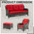 Anahit 6-Piece Outdoor Sofa Seating Group with Cushions-780900366