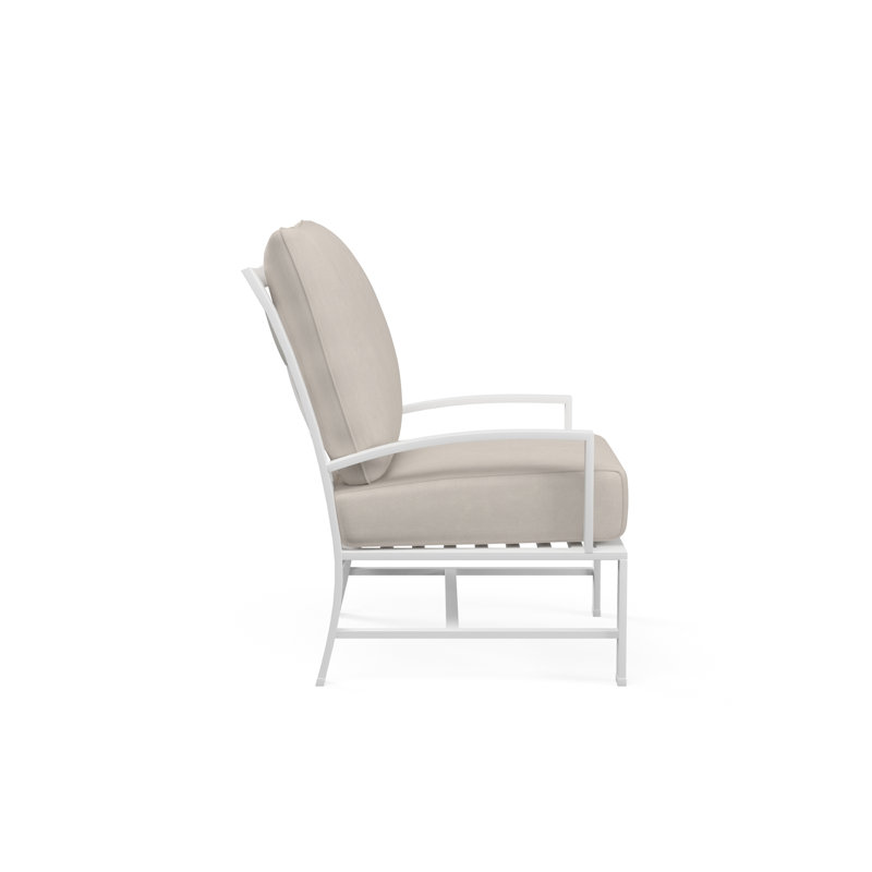 Bristol Outdoor Lounge Chair, Canvas Flax Sunbrella®