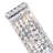 Marnell Chrome 5" Wide Wall Light for Hallway, 2-Light Crystal Sconce with E12 Bulb Base – LED Compatible, Versatile for Entryway & Bathroom, BACL Certified