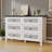 47" 6 Drawer Dresser - Chest of Drawers for Bedroom, Tall Storage Dresser