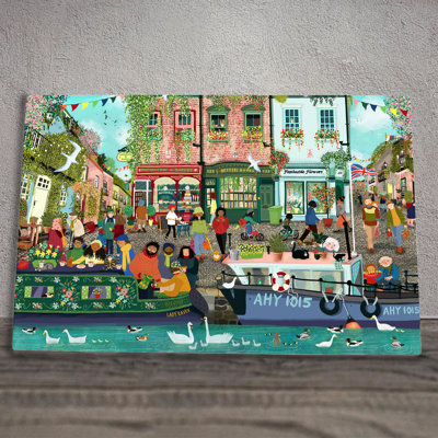 People Wall Decor on Ceramic / Porcelain