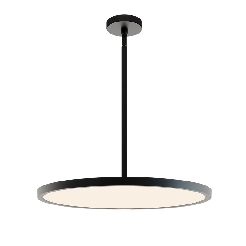 Bullough 1 - Light LED Simple Pendant, Black
