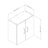 2-Door Wall Cabinet with Adjustable Shelf-1293771997