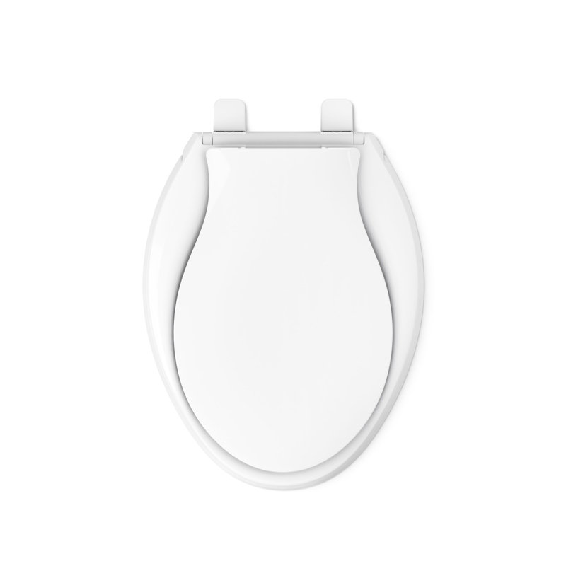 Transitions® Quiet-Close with Grip-Tight Elongated Toilet Seat, White, Ready Latch