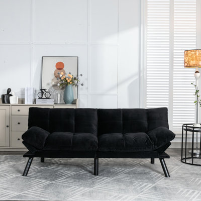 Lit moelleux, accoudoir réglable et petit appartement, taille simple moderne recouverte de