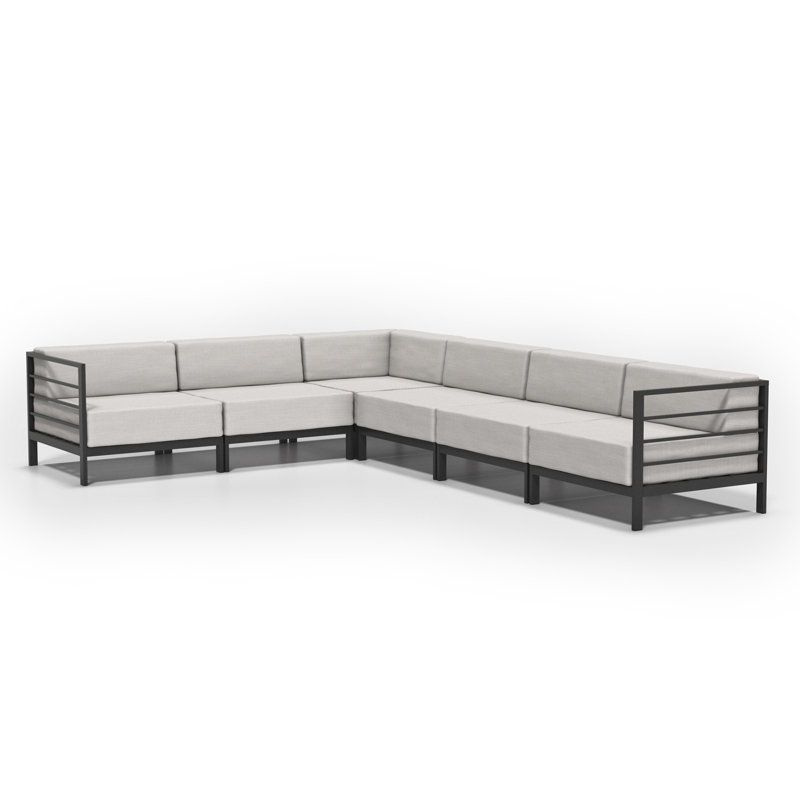 Canapé modulaire Allure, Spectre denim, Ocre