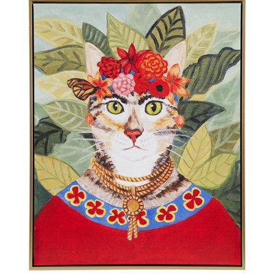 Canvas Wall Art, Anthropomorphic Animal Pattern Wall Decoration