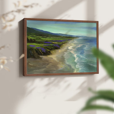 Montara Beach -Framed Print - Restickable