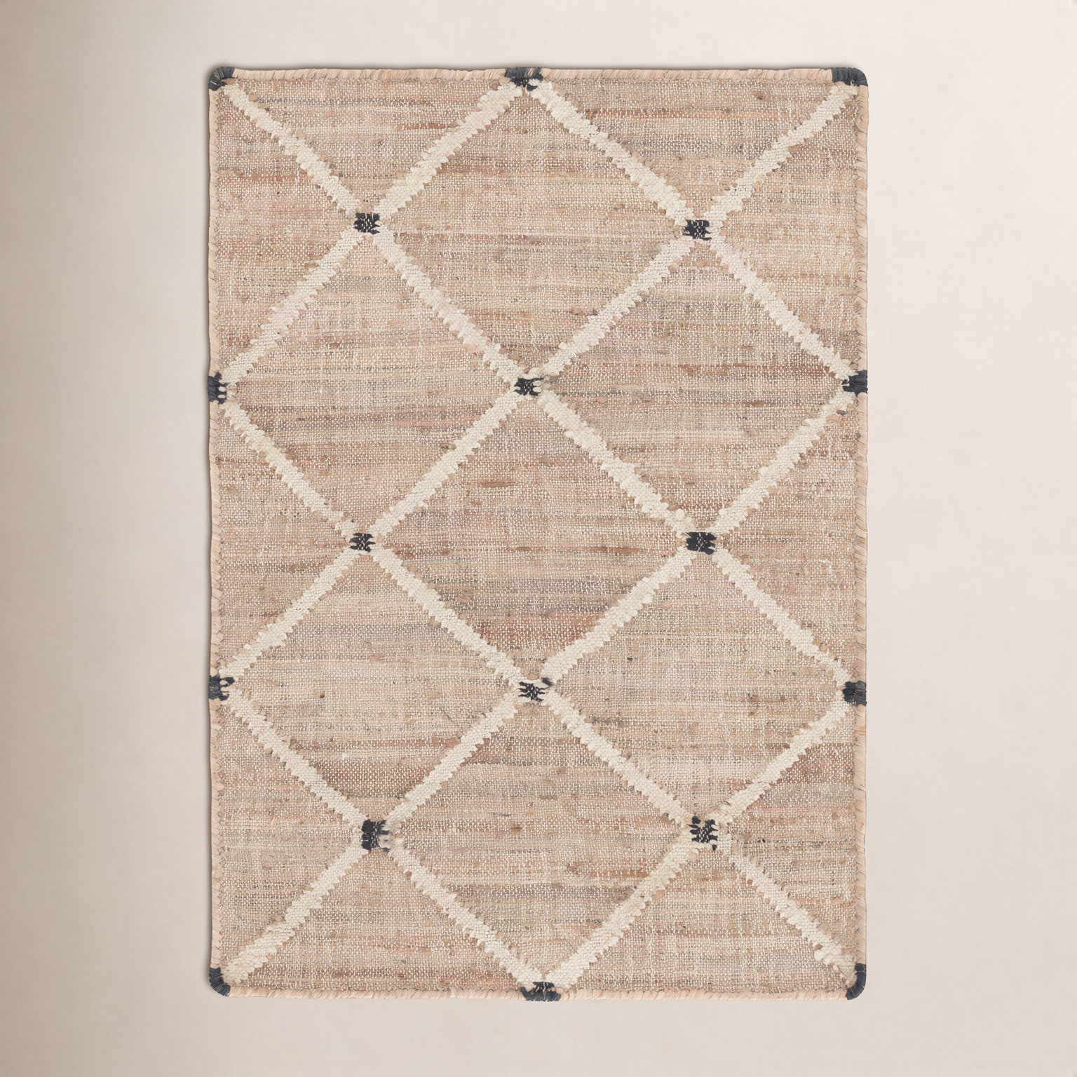 Kali Natural Handwoven Jute Rug, Rectangle 3' x 5', Natural