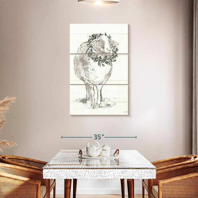 Brampt Modern Farmhouse XI, 45" H x 28" W