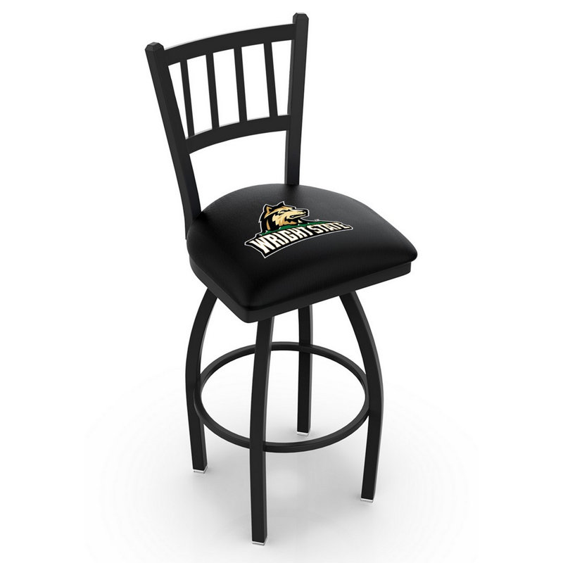 NCAA Swivel 25" Counter Stool, 30" Height, Wright State