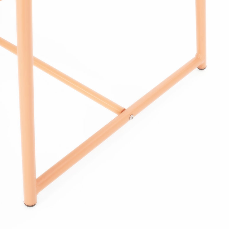 Jabreya Rectangular Iron Outdoor Side Table