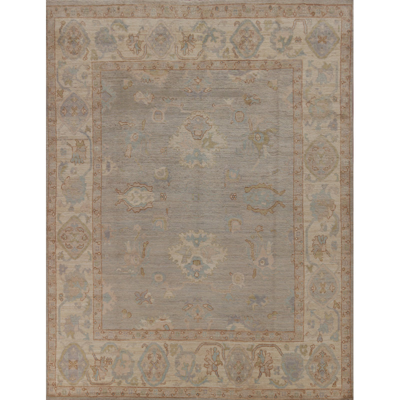 Vegetable Dye Oushak Turkish Area Rug 8x10