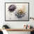 Toile avec cadre flottant noir