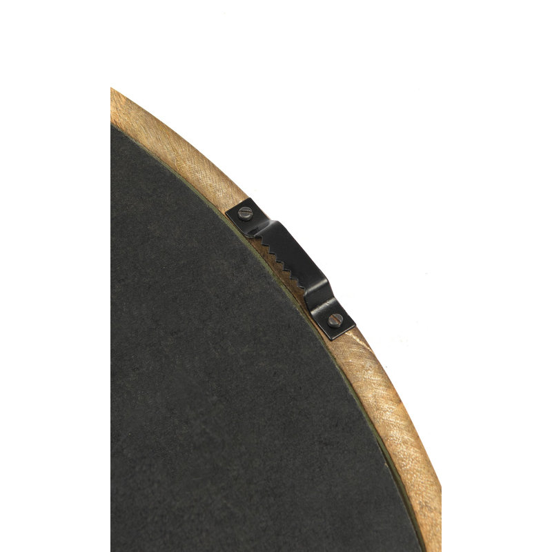 Ariya Wood Flat Wall Mirror