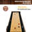 Barrington Urban Shuffleboard Table With Scratch-Resistant Playfield and 8 Puck Set-88911383