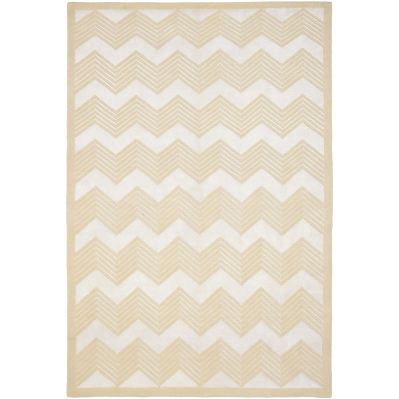 Ralph Lauren Monroe Chevron Wool, Viscose Chevron Rug, Rectangle 8' x 10'