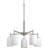 Replay 5 - Light Steel Dimmable Chandelier