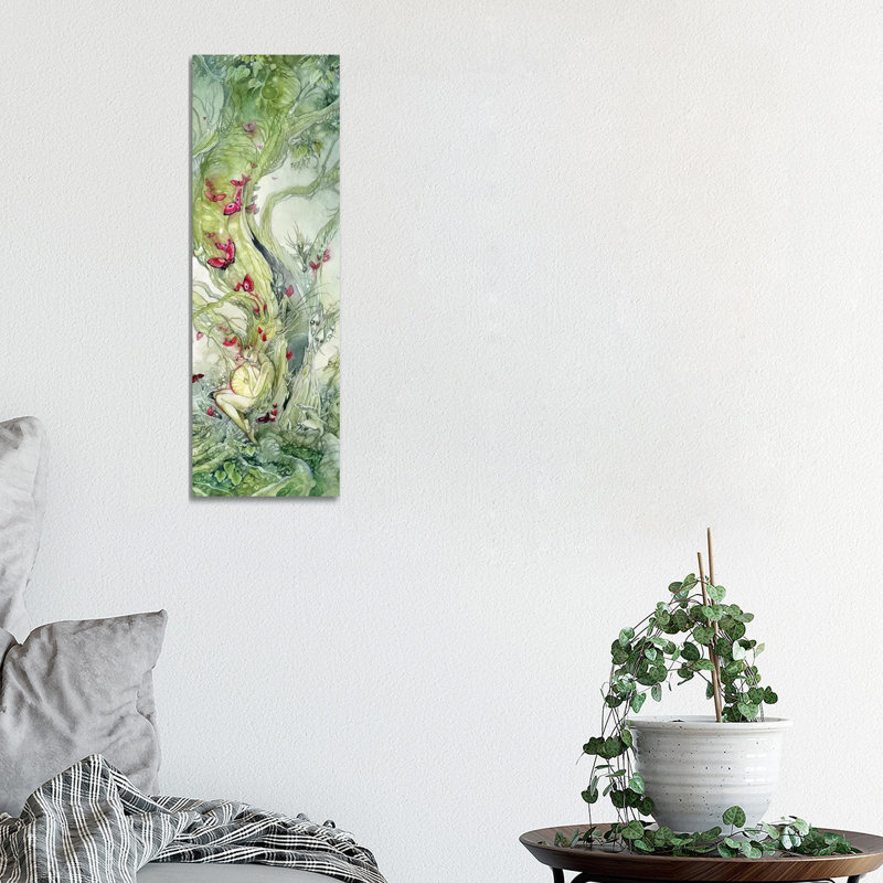 Potential by Stephanie Law - Panoramic Painting on Canvas, 30.48 cm H x 91.44 cm W x 1.91 cm D, Wrapped Canvas