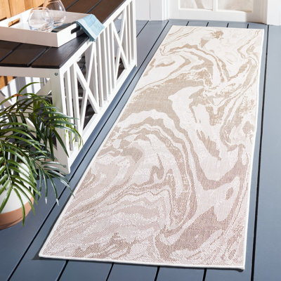 Martha Stewart Indoor Outdoor Performance Machine Washable Abstract Indoor/Outdoor Area Rug