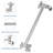 Rain Adjustable Shower Head 2.5 GPM GPM-89831286