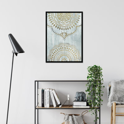 Indigo Mandala I by June Erica Vess - Print