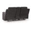 Causeuse inclinable avec console